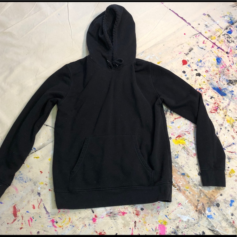 Large black hoodie